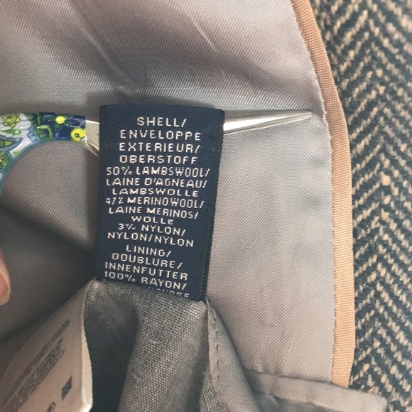 Lands’ End Sport Coat 44 Regular Lambs & Merino Wool blend Blazer - Picture 14 of 16